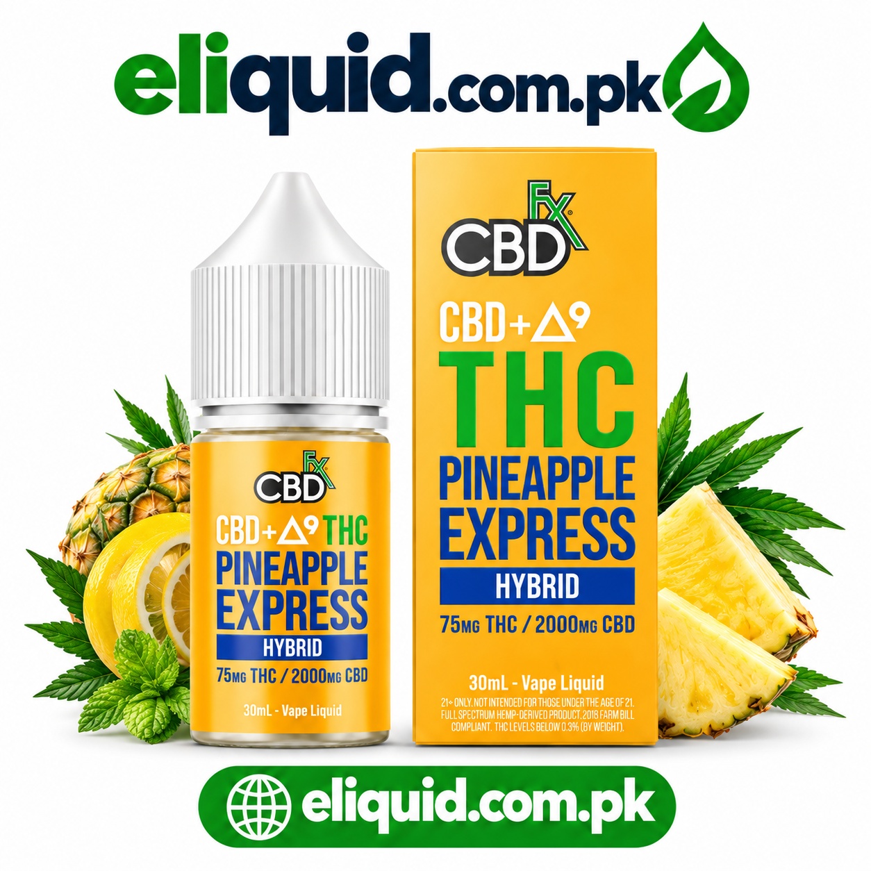 FX CBD Pineapple Express Vape Liquid In Islamabad
