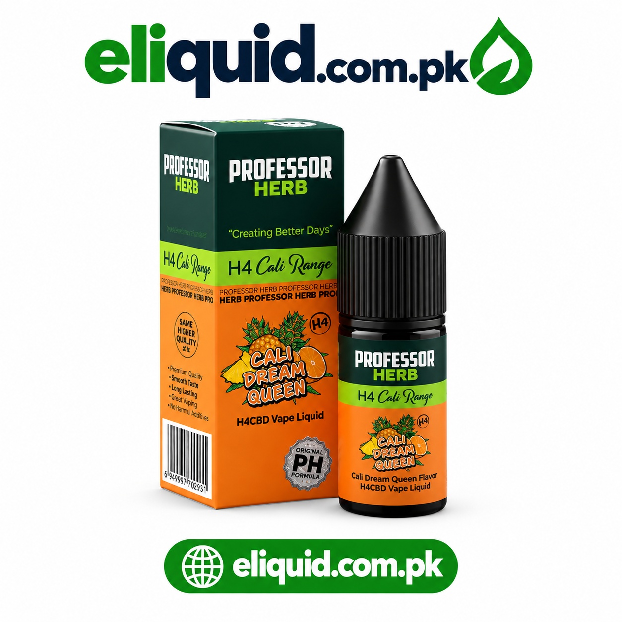 Professor Herb H4 Cali Dream Queen Vape Liquid In Islamabad