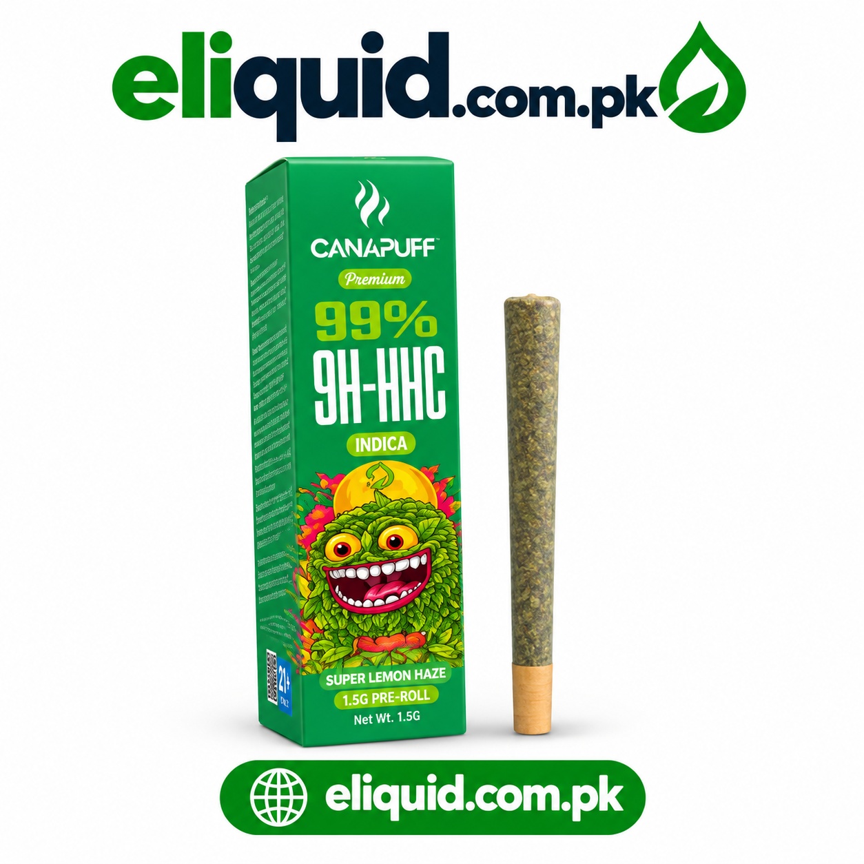 Canapuff 99% 9H-HHC Super Lemon Haze Pre-Roll In Islamabad