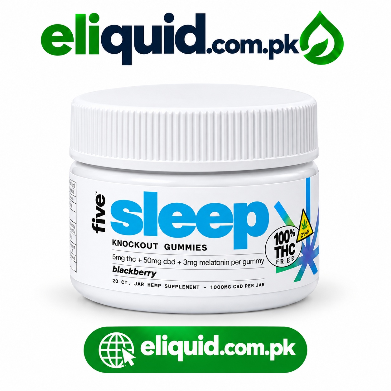 Five Sleep Knockout Gummies – Blackberry In Lahore 