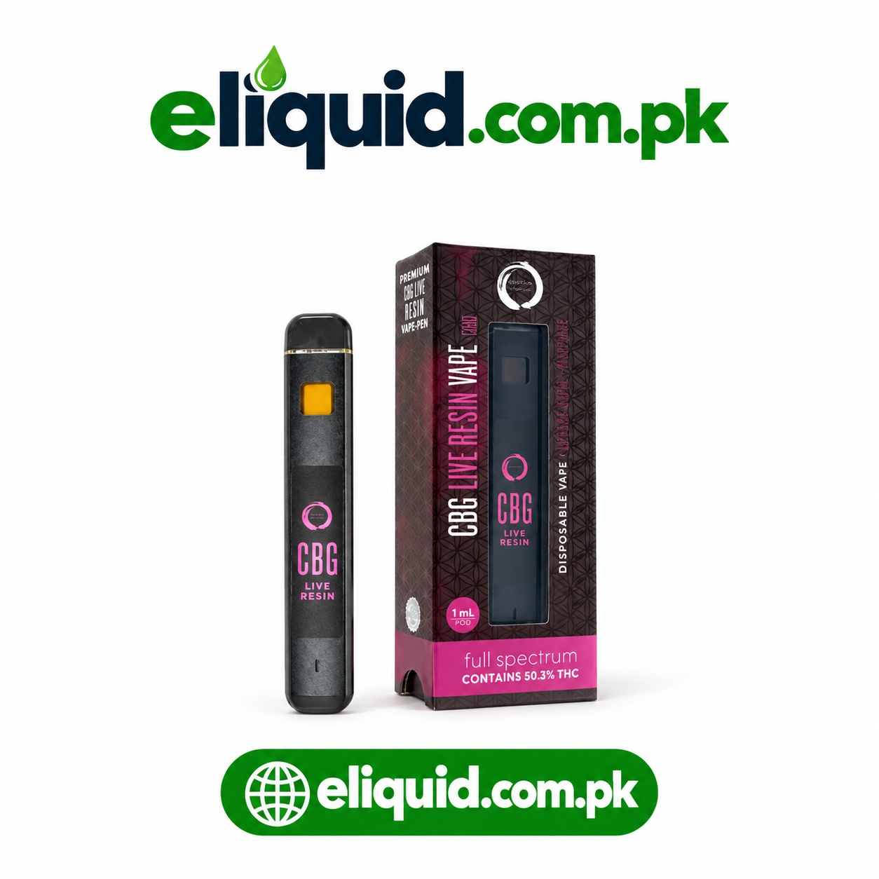 CBG Live Resin Disposable Vape Pen in Lahore