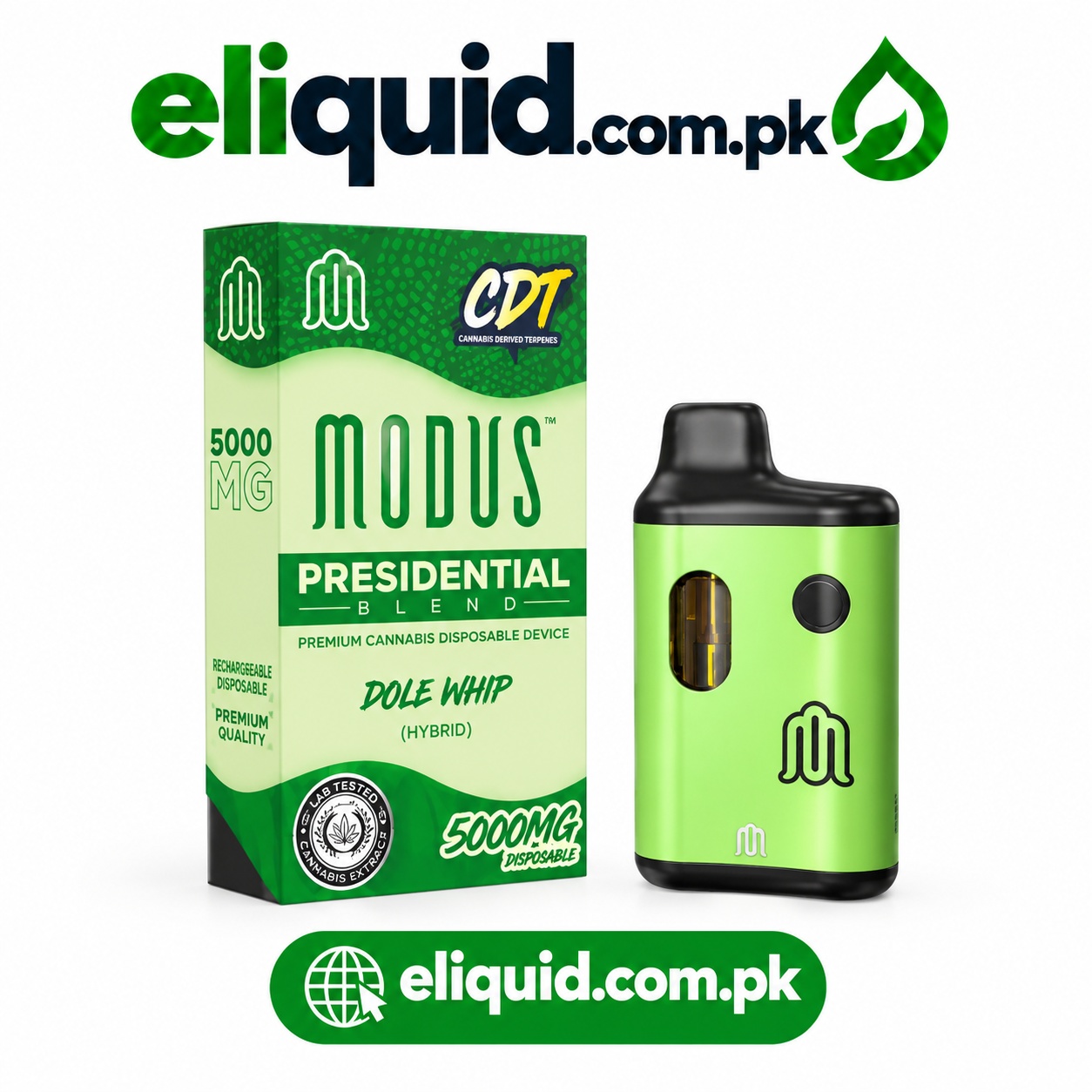 Modus Presidential Blend 5000MG Dole Whip Vape In Lahore