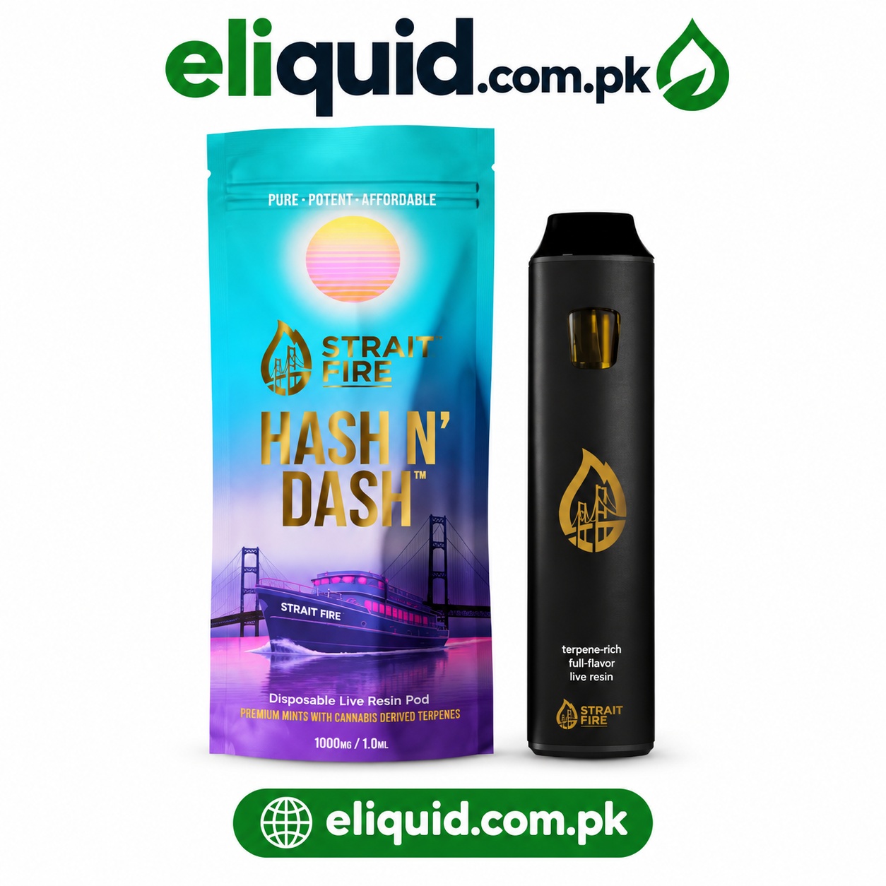 Strait Fire Hash N’ Dash Disposable Vape In Islamabad